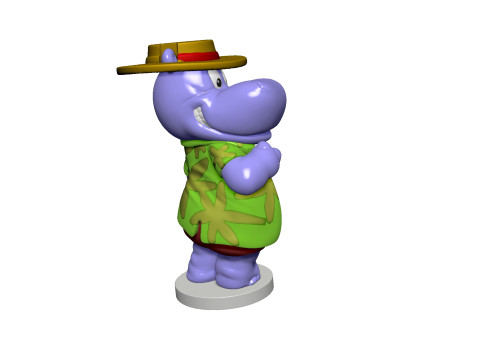 HIPPO NICO NEUREICH FOR 3D PRINT STL 3D 프린트 모델