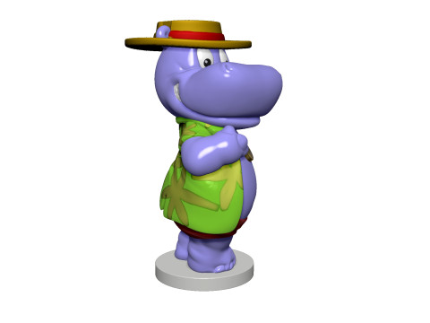 HIPPO NICO NEUREICH FOR 3D PRINT STL 3D 프린트 모델