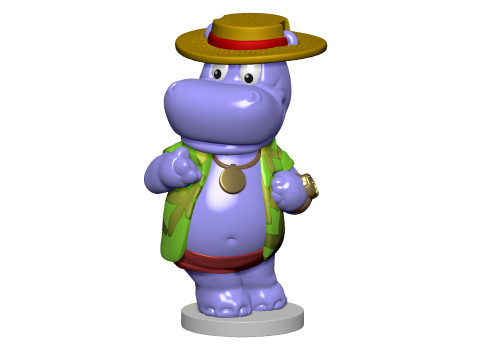 HIPPO NICO NEUREICH FOR 3D PRINT STL 3D 프린트 모델