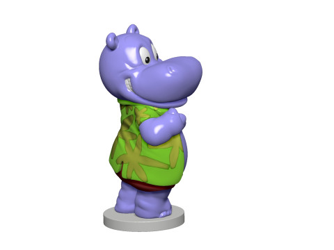 HIPPO NICO NEUREICH FOR 3D PRINT STL 3D 프린트 모델