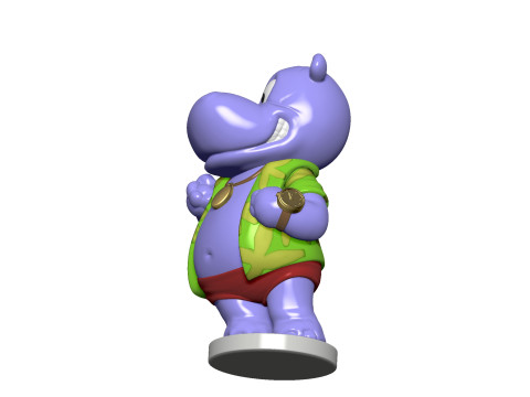 HIPPO NICO NEUREICH FOR 3D PRINT STL 3D 프린트 모델