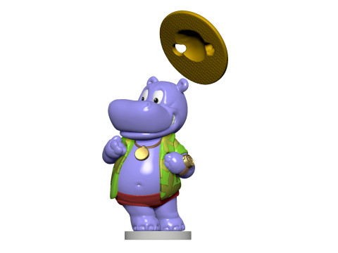 HIPPO NICO NEUREICH FOR 3D PRINT STL 3D 프린트 모델