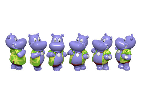 HIPPO NICO NEUREICH FOR 3D PRINT STL 3D 프린트 모델