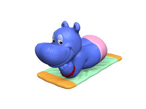 HIPPO BABSI BABY FOR 3D PRINT STL 3D-Druckmodell