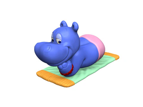 HIPPO BABSI BABY FOR 3D PRINT STL 3D Print Model