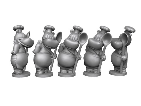 HIPPO EMIL EINTOPF FOR 3D PRINT STL 3D Print Model