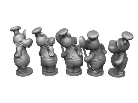 HIPPO EMIL EINTOPF FOR 3D PRINT STL 3D Print Model