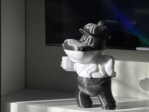 HIPPO SASHA SONNENDECK FOR 3D PRINT STL Model Cetak 3D
