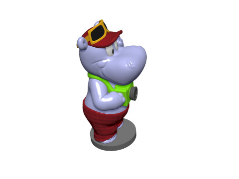 HIPPO TELE TONY FOR 3D PRINT STL 3D-Druckmodell