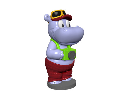 HIPPO TELE TONY FOR 3D PRINT STL 3D-Druckmodell