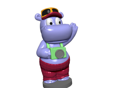 HIPPO TELE TONY FOR 3D PRINT STL 3D-Druckmodell