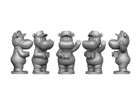 HIPPO TELE TONY FOR 3D PRINT STL 3D-Druckmodell