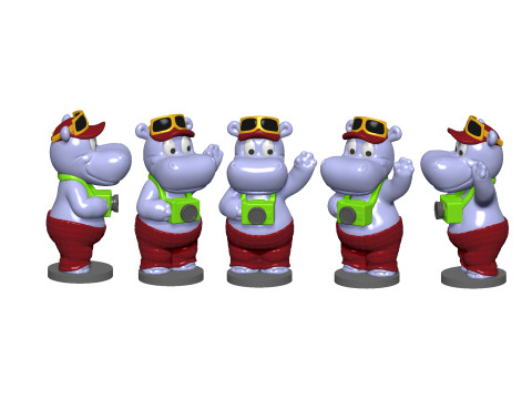 HIPPO TELE TONY FOR 3D PRINT STL 3D-Druckmodell