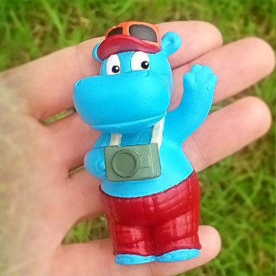 HIPPO TELE TONY FOR 3D PRINT STL 3D-Druckmodell .c4d .max .obj .3ds .fbx .stl .blend