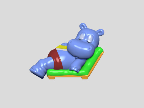 HIPPO TRAUMER TOMMI FOR 3D PRINT STL Modelo de impresión 3D