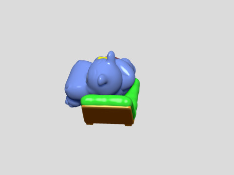 HIPPO TRAUMER TOMMI FOR 3D PRINT STL Modelo de impresión 3D