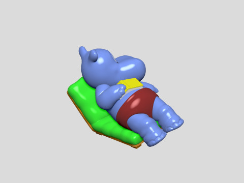 HIPPO TRAUMER TOMMI FOR 3D PRINT STL Modelo de impresión 3D