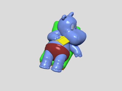 HIPPO TRAUMER TOMMI FOR 3D PRINT STL Modelo de impresión 3D