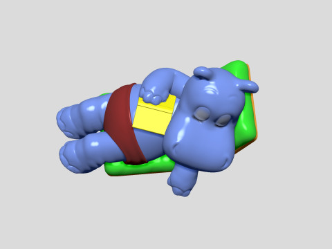 HIPPO TRAUMER TOMMI FOR 3D PRINT STL Modelo de impresión 3D