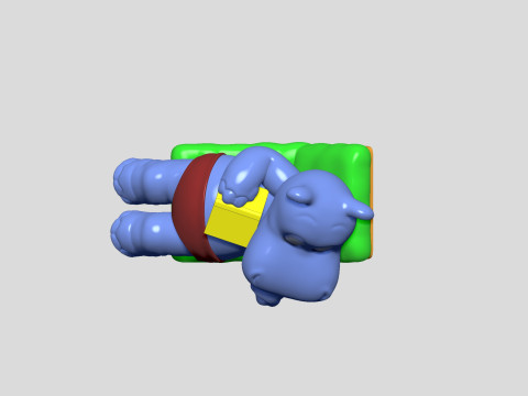 HIPPO TRAUMER TOMMI FOR 3D PRINT STL Modelo de impresión 3D