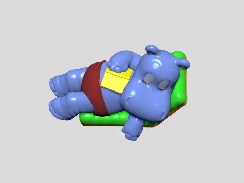 HIPPO TRAUMER TOMMI FOR 3D PRINT STL Modelo de impresión 3D