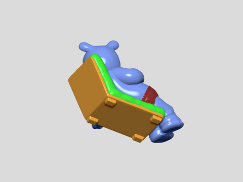 HIPPO TRAUMER TOMMI FOR 3D PRINT STL Modelo de impresión 3D