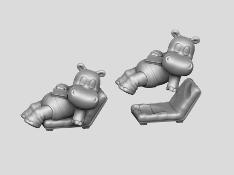 HIPPO TRAUMER TOMMI FOR 3D PRINT STL Modelo de impresión 3D
