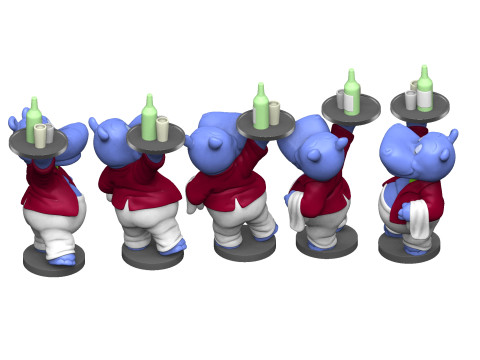 HIPPO WILLI WIRBELWIND FOR 3D PRINT STL 3D 프린트 모델
