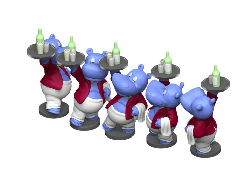 HIPPO WILLI WIRBELWIND FOR 3D PRINT STL 3D Print Model