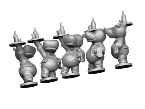 HIPPO WILLI WIRBELWIND FOR 3D PRINT STL 3D 프린트 모델