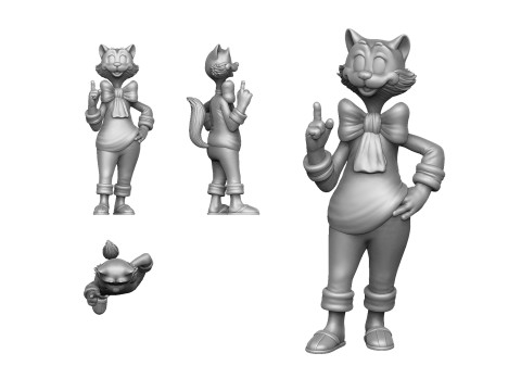 LEOPOLD FOR 3D PRINT STL 3D print model 3D Model