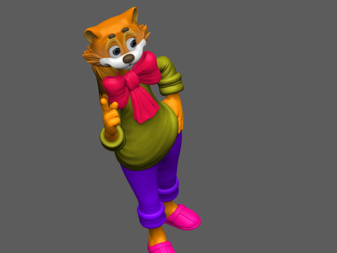 LEOPOLD FOR 3D PRINT STL 3D print model 3D Model