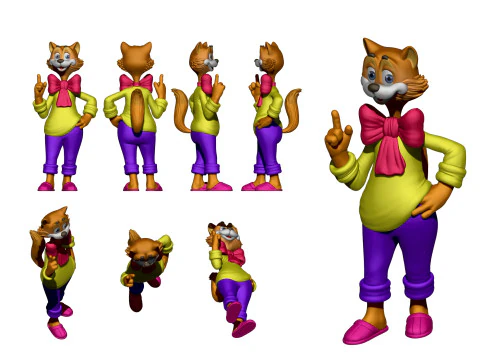 LEOPOLD FOR 3D PRINT STL 3D print model 3D Model