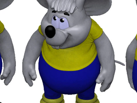 Mysz firmy Leopold do druku 3D STL Model 3D