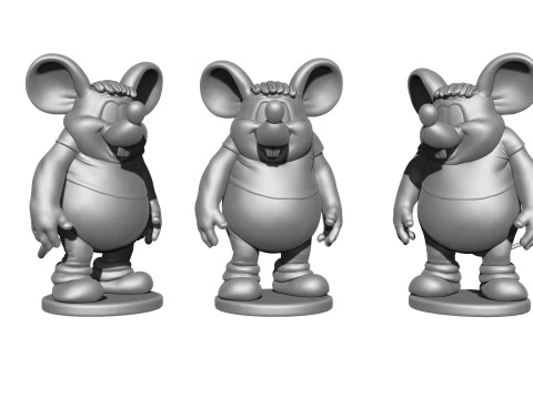 Mouse de Leopold para impress&atilde;o 3D STL Modelo 3D