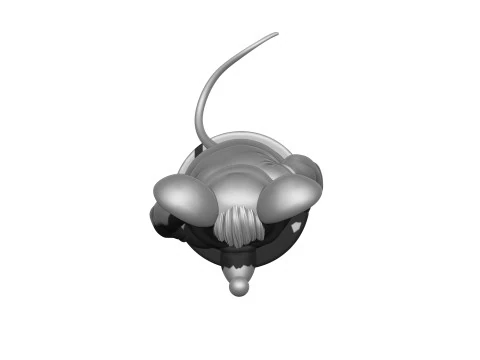 Mouse de Leopold para impress&atilde;o 3D STL Modelo 3D