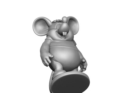 Mouse de Leopold para impress&atilde;o 3D STL Modelo 3D
