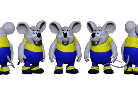 Mouse de Leopold para impress&atilde;o 3D STL Modelo 3D