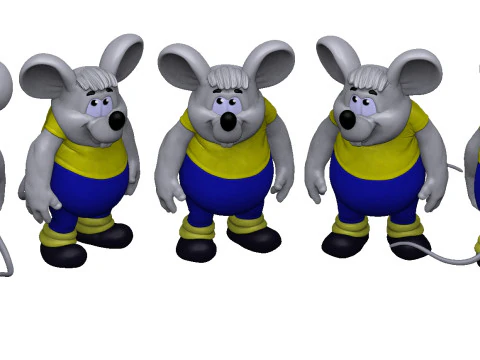 Mouse de Leopold para impress&atilde;o 3D STL Modelo 3D