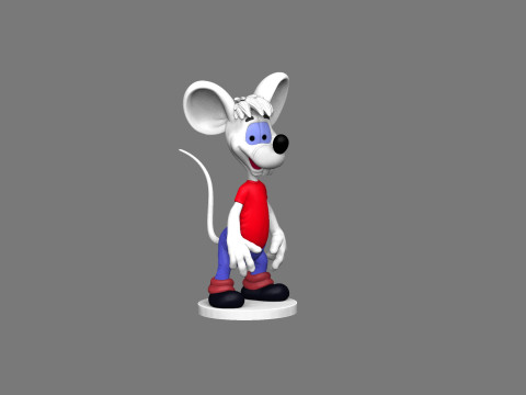 Second Mouse from Leopold for 3D printing STL 3D मॉडल