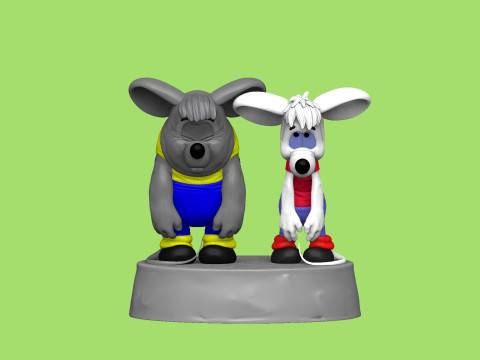 SAD MICE Prosti nas Leopold for 3D printing STL 3D Model