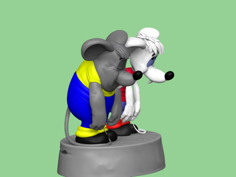 SAD MICE Prosti nas Leopold for 3D printing STL 3D Model