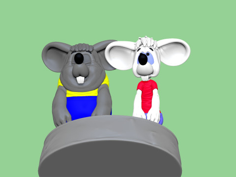 SAD MICE Prosti nas Leopold for 3D printing STL 3D Model