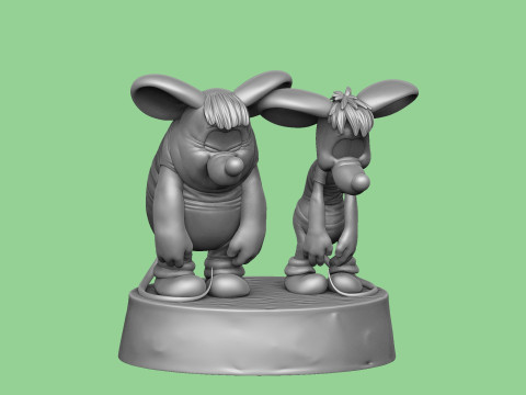SAD MICE Prosti nas Leopold for 3D printing STL 3D Model