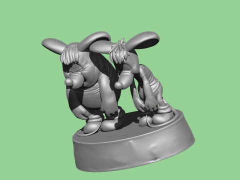 SAD MICE Prosti nas Leopold for 3D printing STL 3D Model
