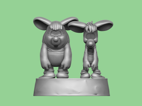 SAD MICE Prosti nas Leopold for 3D printing STL 3D Model