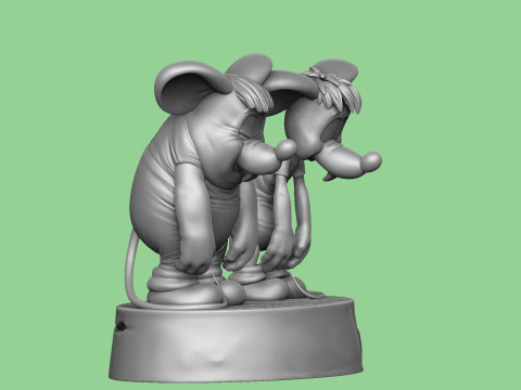 SAD MICE Prosti nas Leopold for 3D printing STL 3D Model