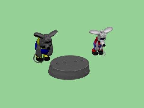 SAD MICE Prosti nas Leopold for 3D printing STL 3D Model
