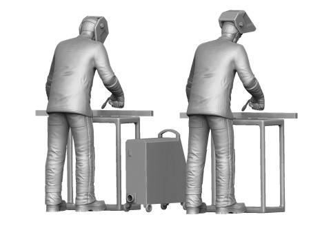 Welders and masks for 3D printing STL Modello di stampa 3D