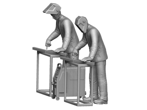 Welders and masks for 3D printing STL Modello di stampa 3D